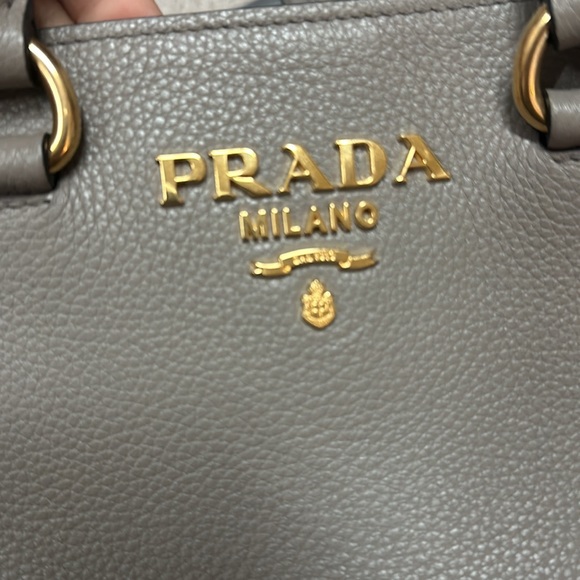Prada gey bag medium size in mint condition. Only wore couple times. - Picture 4 of 11